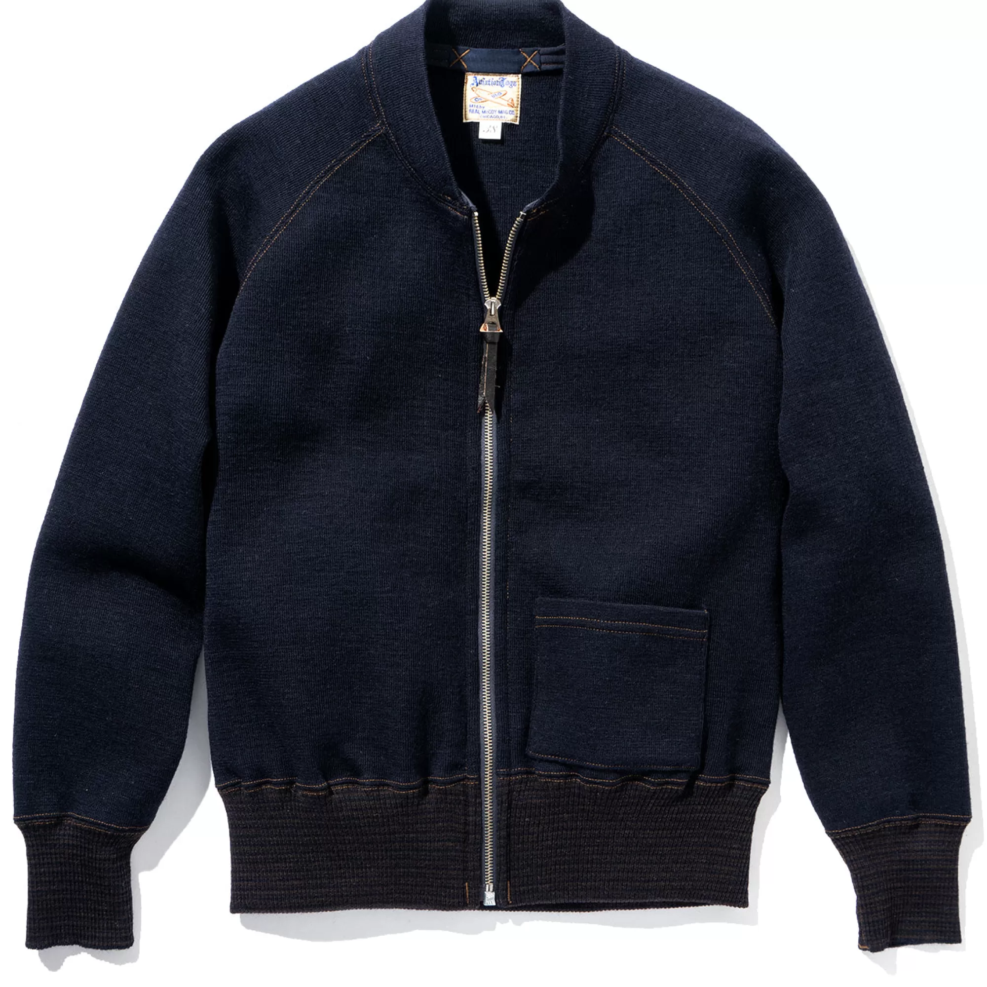 The Real McCoy's Knitwear^Vestflying Winter Type C-2 140 Navy