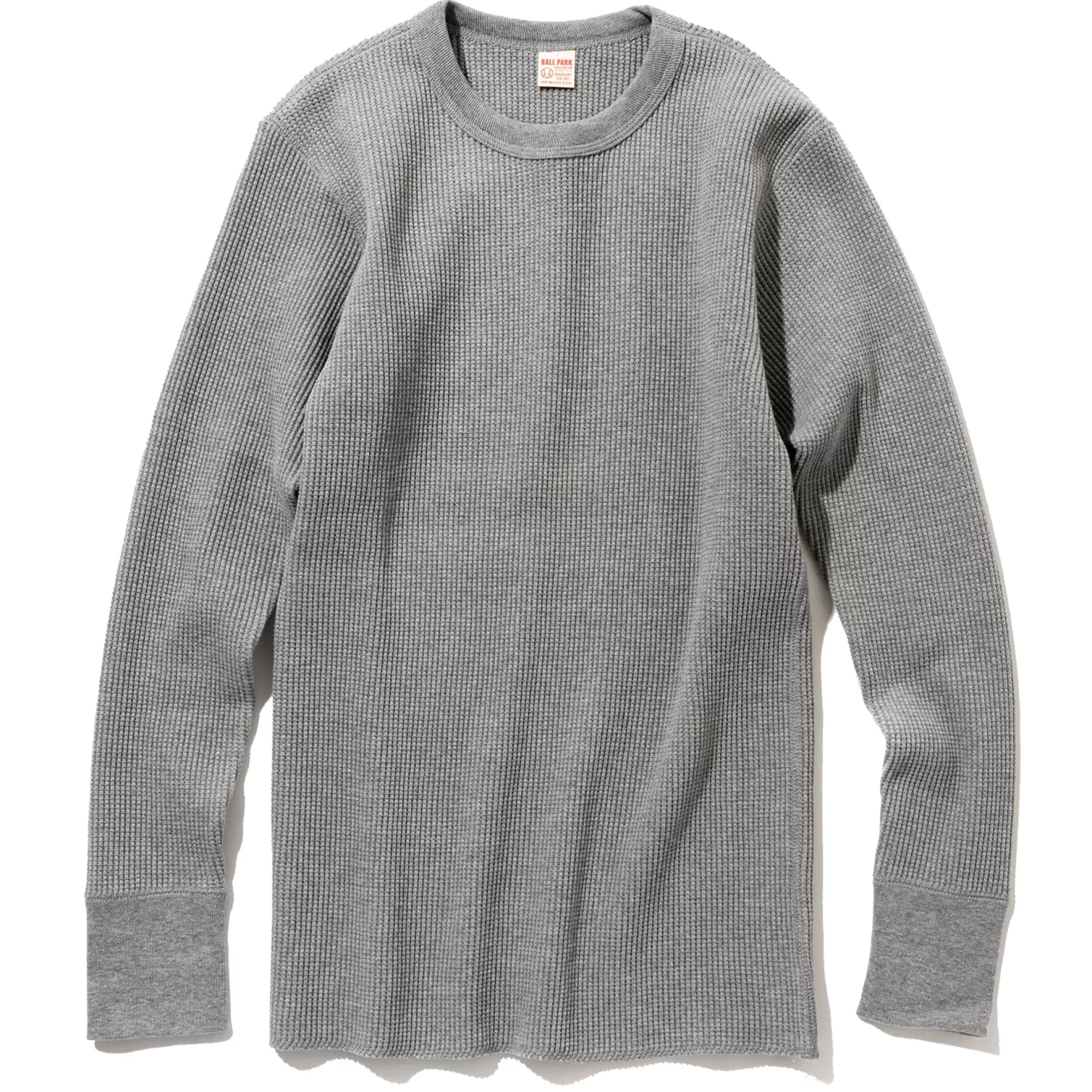 The Real McCoy's Thermal Shirts^Waffle Thermal Shirts Long Sleeve 020 Grey