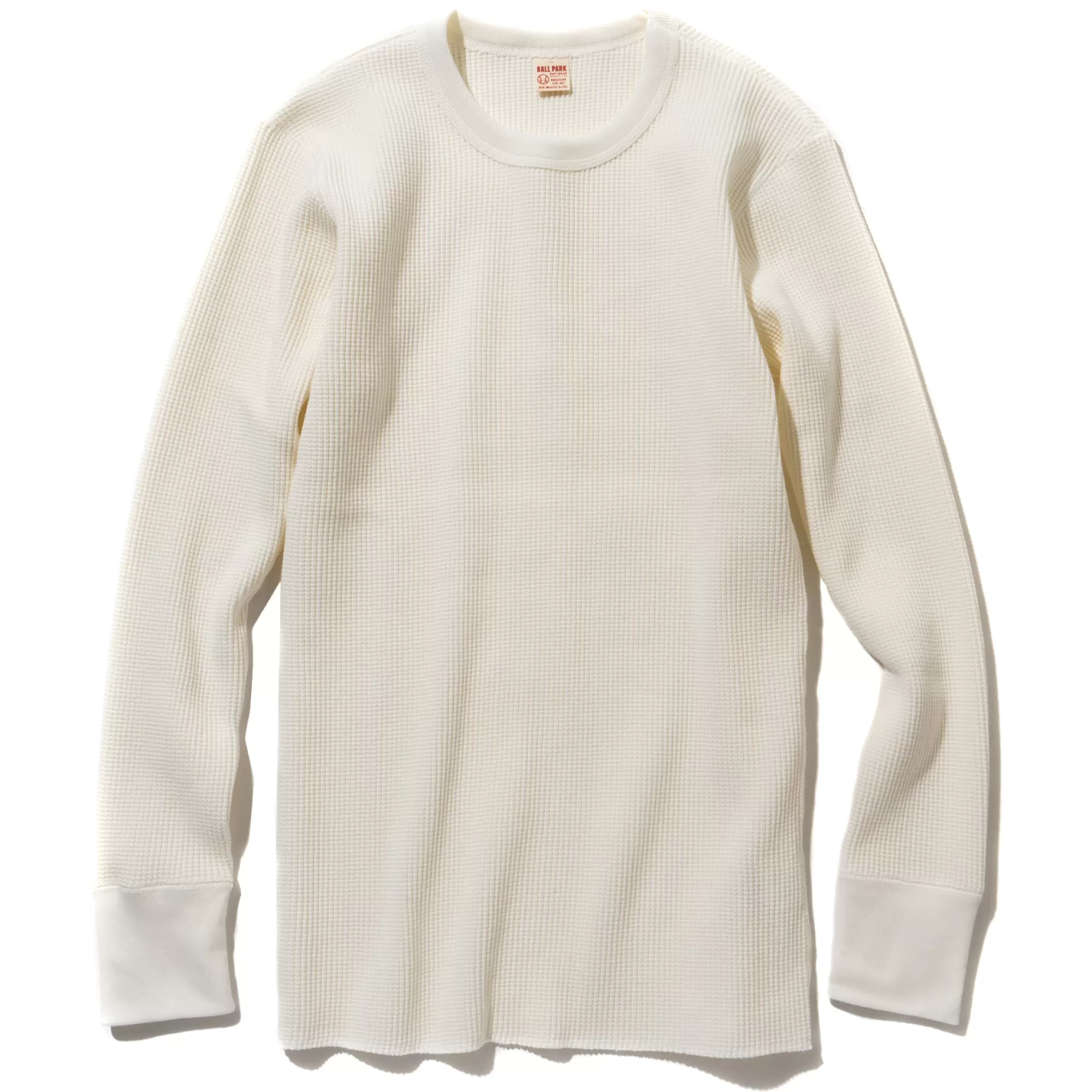 The Real McCoy's Thermal Shirts^Waffle Thermal Shirts Long Sleeve 010 White