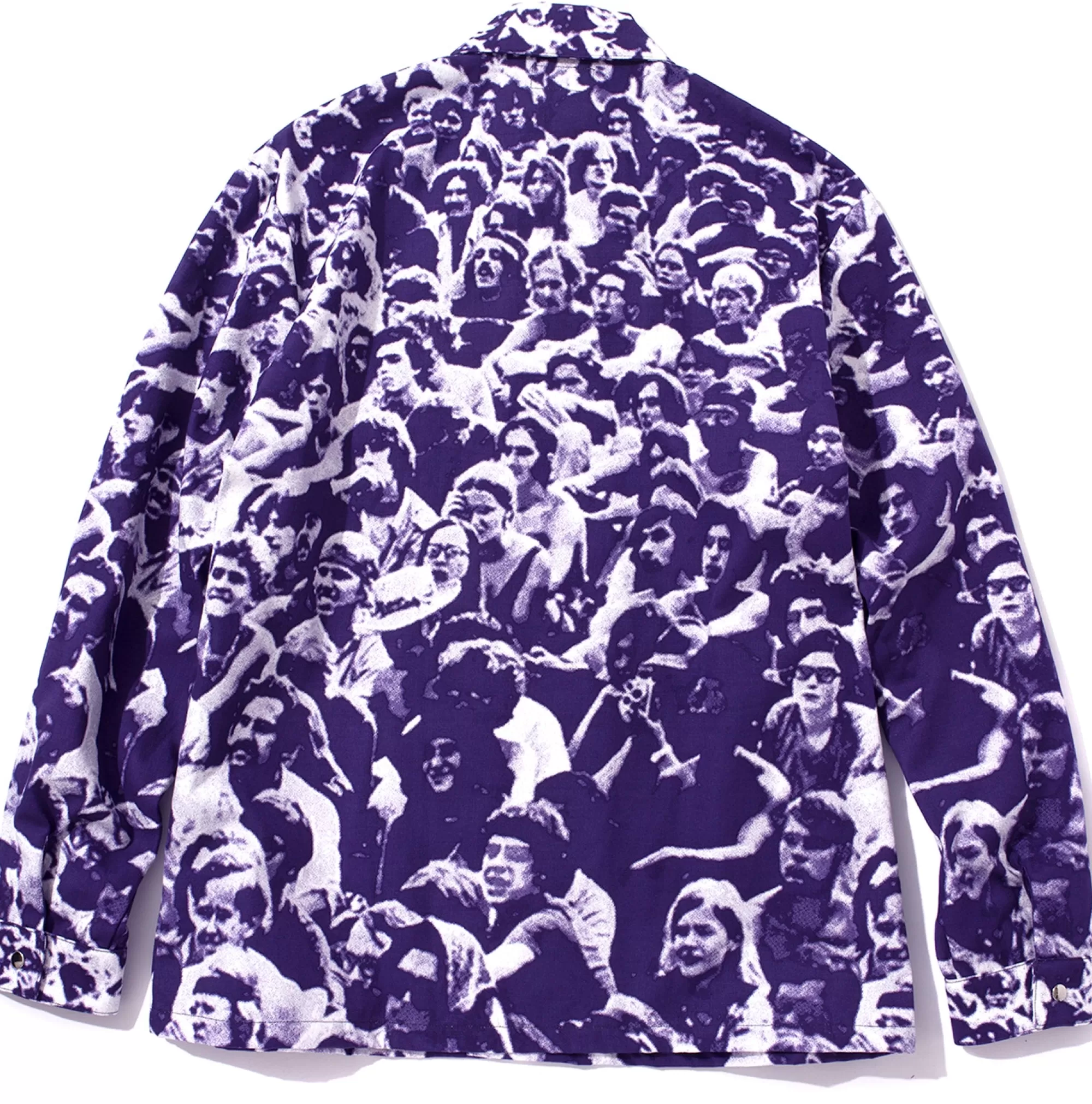 The Real McCoy's Shirts^Woodstock Print Shirt Purple