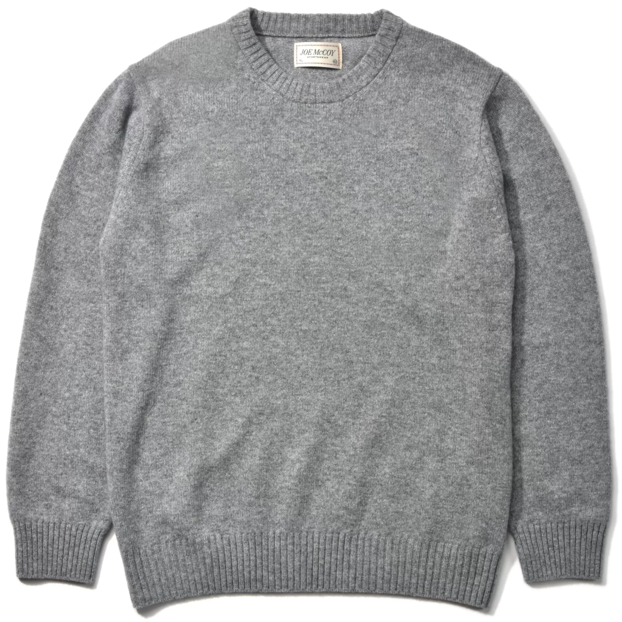 The Real McCoy's Knitwear^Wool Crewneck Sweater 020 Gray