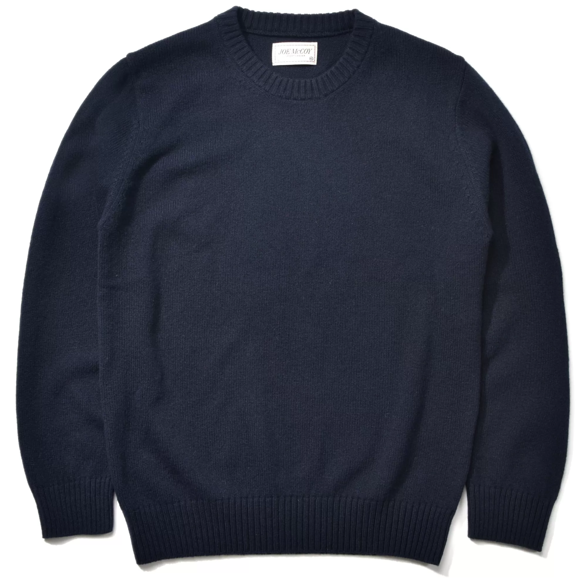 The Real McCoy's Knitwear^Wool Crewneck Sweater 140 Navy