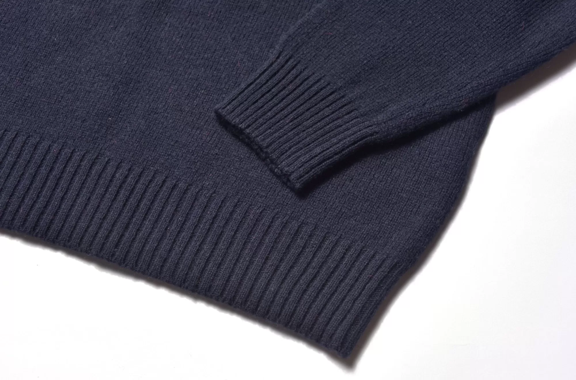 The Real McCoy's Knitwear^Wool Crewneck Sweater 140 Navy