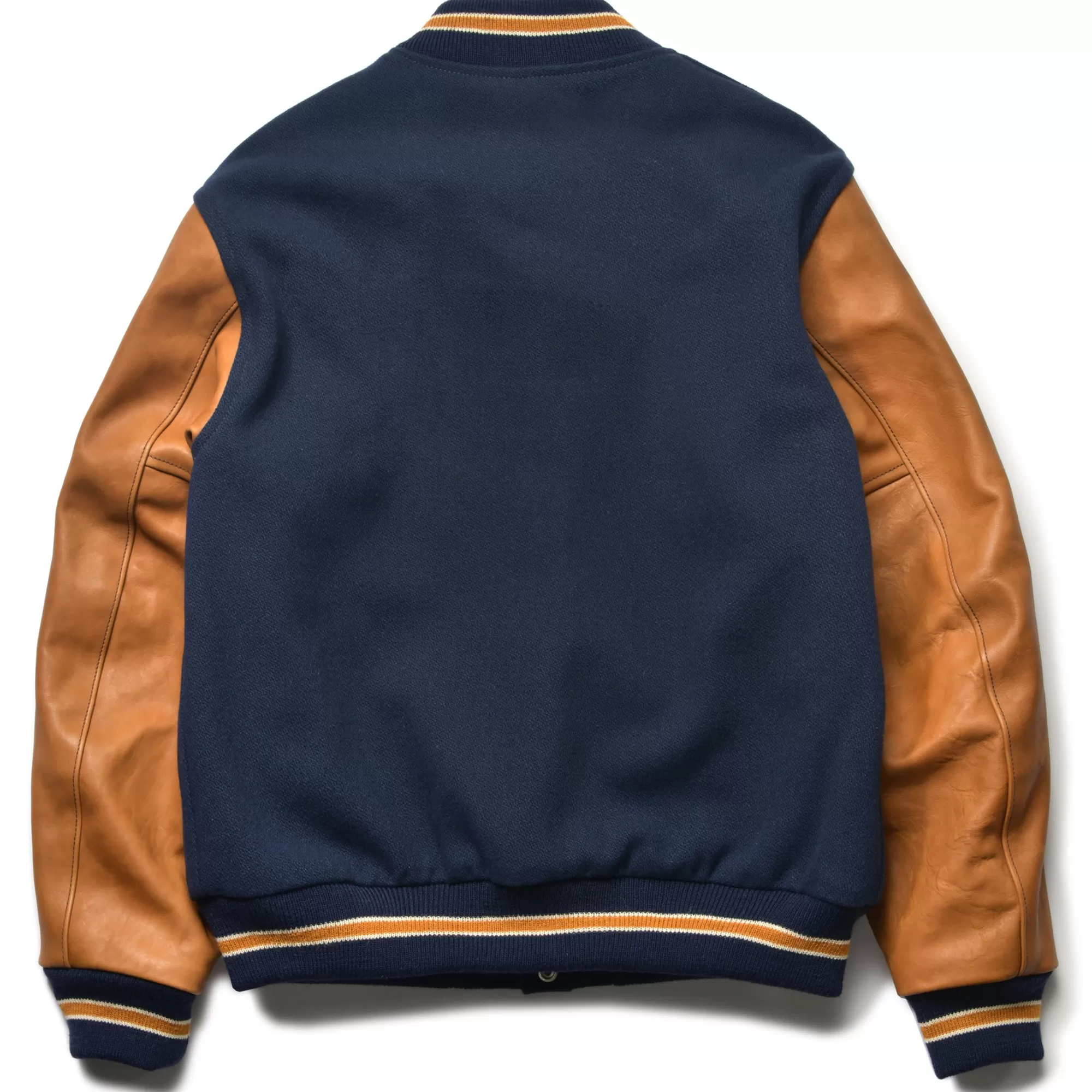 The Real McCoy's Recreation^Wool Varsity Jacket 124 MIDNIGHT BLUE